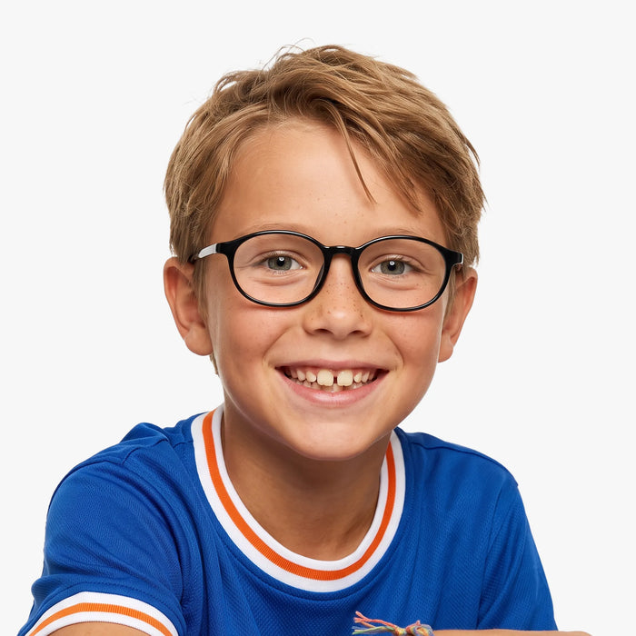 Eydology Trey Black Kids Glasses 3