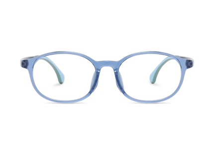 Eydology Trey Crystal Blue Kids Glasses 2