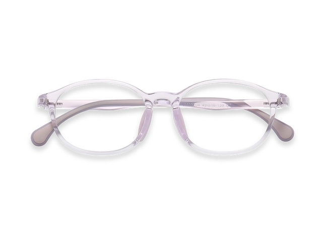 Eydology Trey Crystal Light Purple Kids Glasses 1