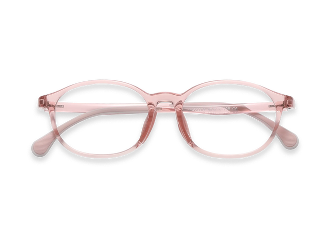 Eydology Trey Crystal Pink Kids Glasses 1