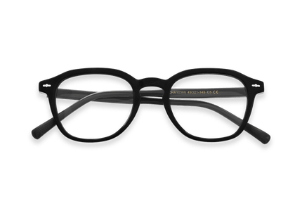 Eydology Troy Black Glasses 1