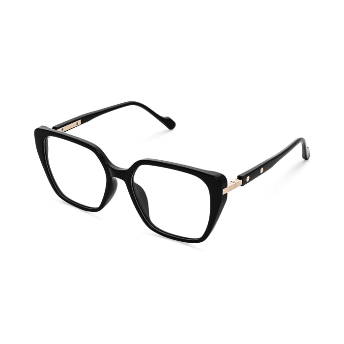 Eydology Vicente Black/Light Gold Glasses 3