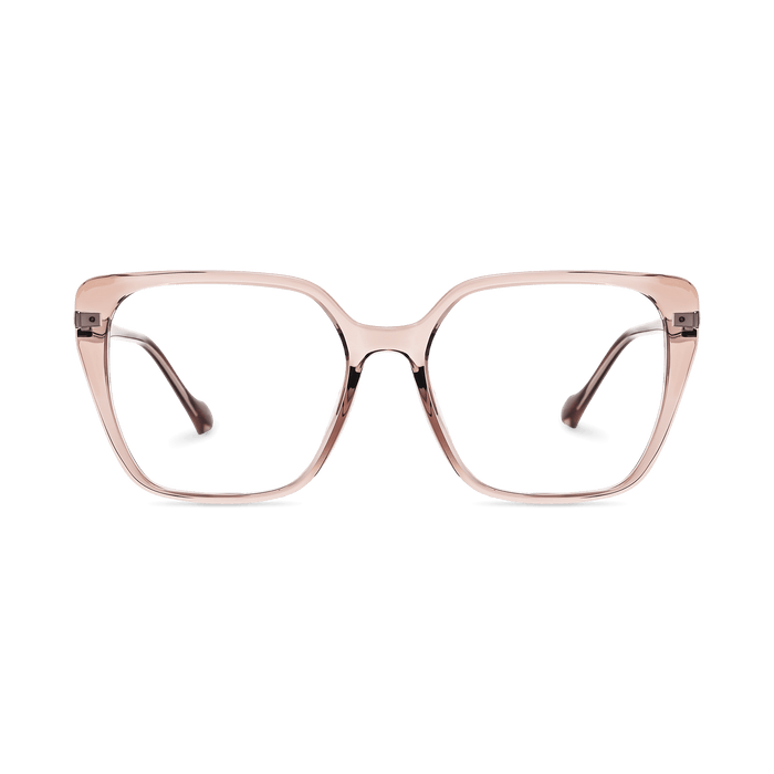 Eydology Vicente Clear Purple Pink/Silver Gold Glasses 2