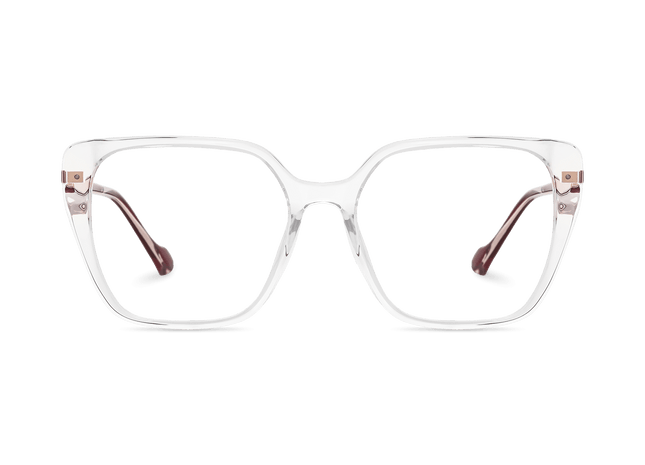 Eydology Vicente Clear/Rose Gold Glasses 2