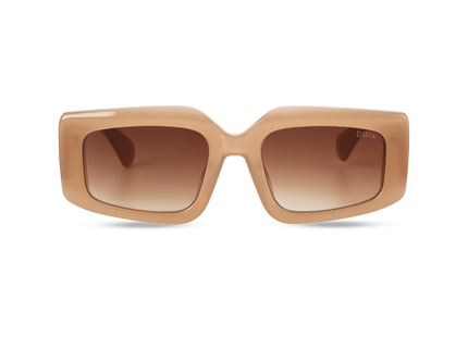 Eydology Vivid Milky Brown Frame Brown Gradient Lens Glasses 1