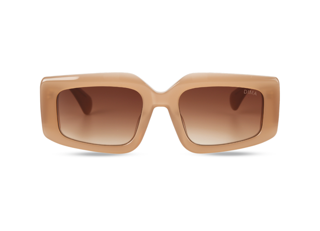 Eydology Vivid Milky Brown Frame Brown Gradient Lens Glasses 1