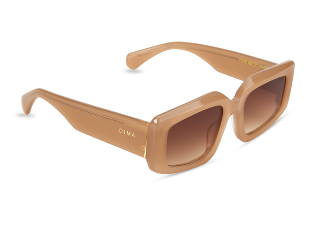 Eydology Vivid Milky Brown Frame Brown Gradient Lens Glasses 2