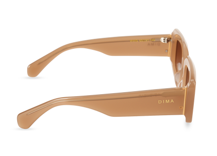 Eydology Vivid Milky Brown Frame Brown Gradient Lens Glasses 3