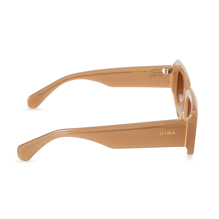 Eydology Vivid Milky Brown Frame Brown Gradient Lens Glasses 3