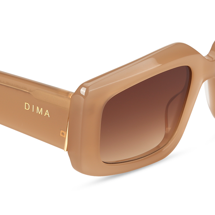 Eydology Vivid Milky Brown Frame Brown Gradient Lens Glasses 4