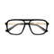 Eydology Wallac Black Double Bridge Eyeglasses 1