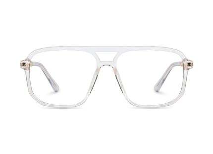 Eydology Wallac Clear Double Bridge Eyeglasses 2