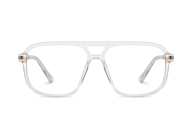 Eydology Wallac Clear Double Bridge Eyeglasses 2