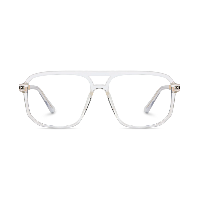 Eydology Wallac Clear Double Bridge Eyeglasses 2
