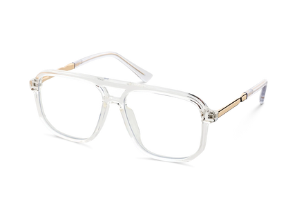 Eydology Wallac Clear Double Bridge Eyeglasses 3