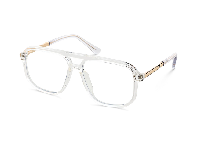 Eydology Wallac Clear Double Bridge Eyeglasses 3