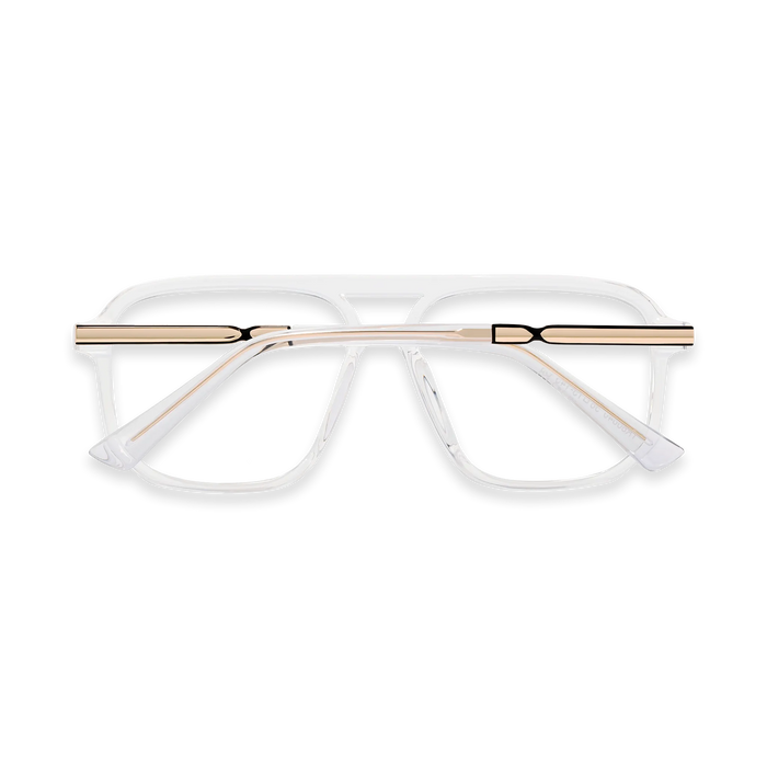 Eydology Wallac Clear Double Bridge Eyeglasses 5