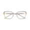 Eydology Wesley Gold/Crystal Grey Women's Cat Eye Glasses 1