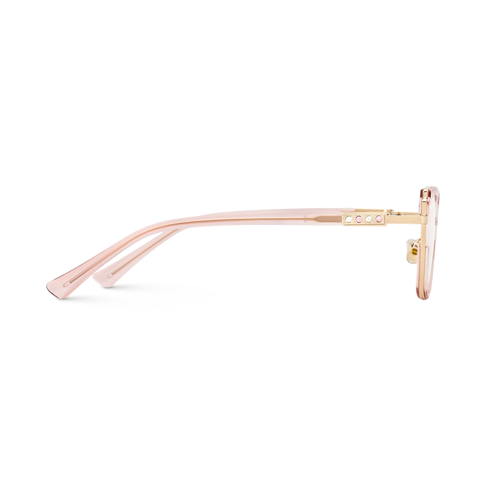 Eydology Wesley Gold/Light PInk Women's Cat Eye Glasses 4