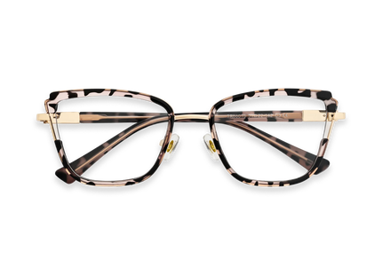 Eydology Wesley Gold/Tortoise Women's Cat Eye Glasses 1