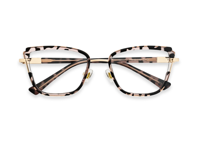 Eydology Wesley Gold/Tortoise Women's Cat Eye Glasses 1