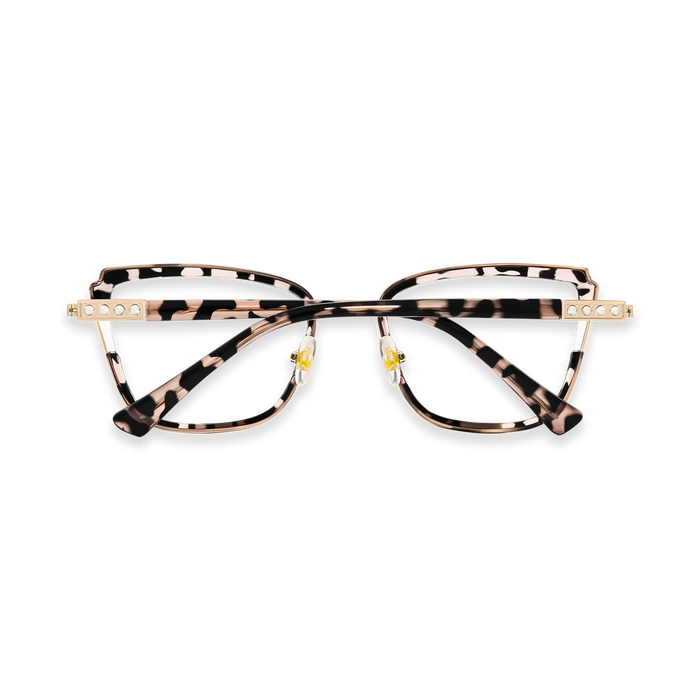 Eydology Wesley Gold/Tortoise Women's Cat Eye Glasses 5