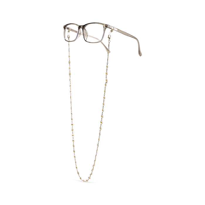 Eydology White Daisy Eyeglasses Chains 4
