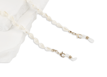 Eydology White Shell Eyeglasses Chains 1