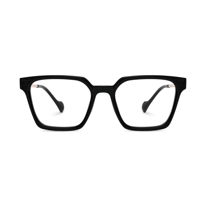 Eydology Winston Black/Light Gold Glasses 2