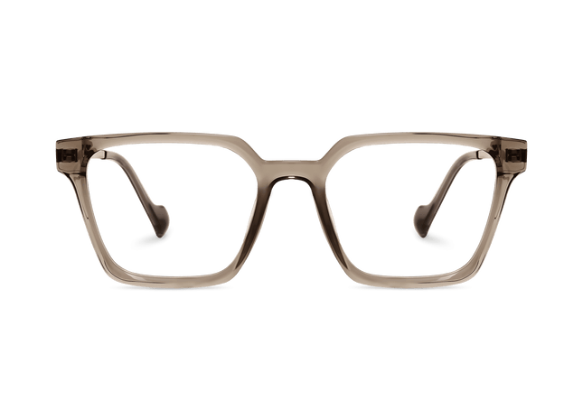 Eydology Winston Clear Brown/Gun Glasses 2