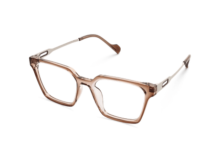 Eydology Winston Clear Brown Purple Pink/Silver Glasses 3