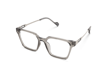 Eydology Winston Clear Grey/Gun Glasses 3