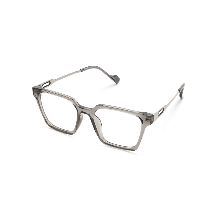 Eydology Winston Clear Grey/Gun Glasses 3