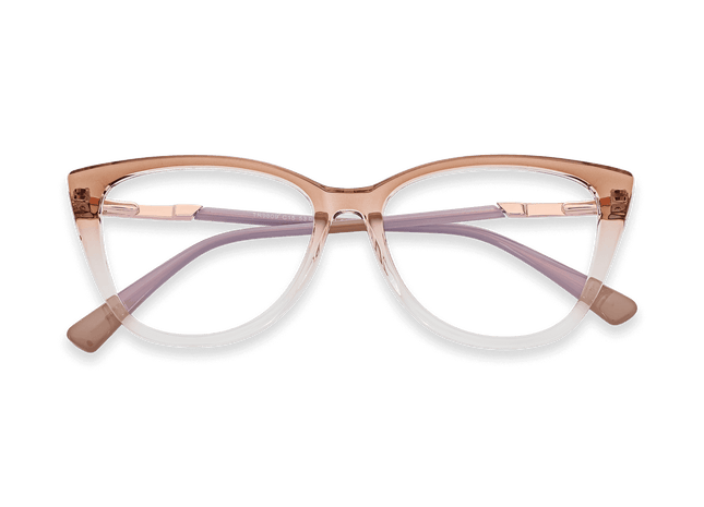 Eydology Yahir Gradient Brown Glasses 1