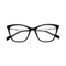 Eydology Yasmin Black/Chrome Glasses 1
