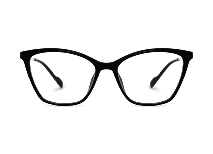 Eydology Yasmin Black/Chrome Glasses 2