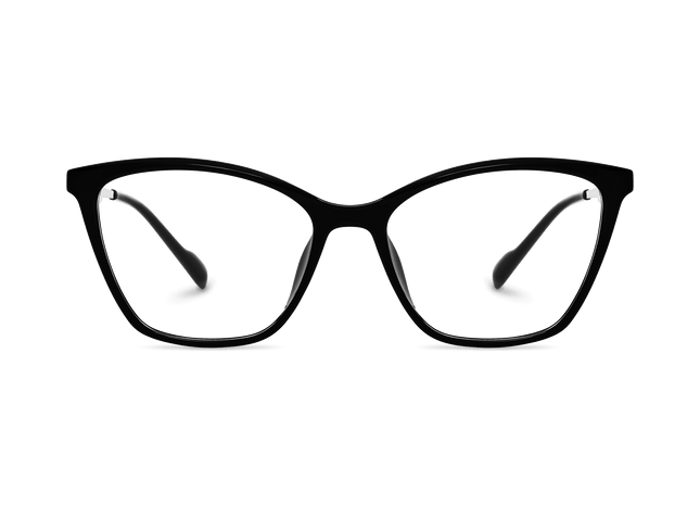 Eydology Yasmin Black/Chrome Glasses 2