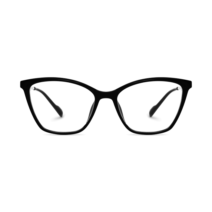 Eydology Yasmin Black/Chrome Glasses 2