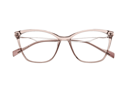 Eydology Yasmin Clear Grey Pink/Silver Glasses 1