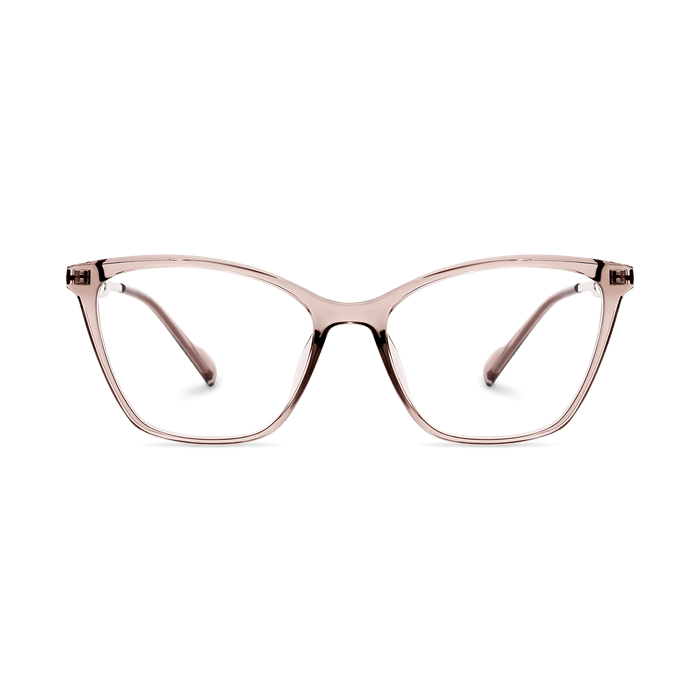 Eydology Yasmin Clear Grey Pink/Silver Glasses 2