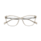 Eydology Yasmin Clear Light Brown/Light Gun Glasses 1