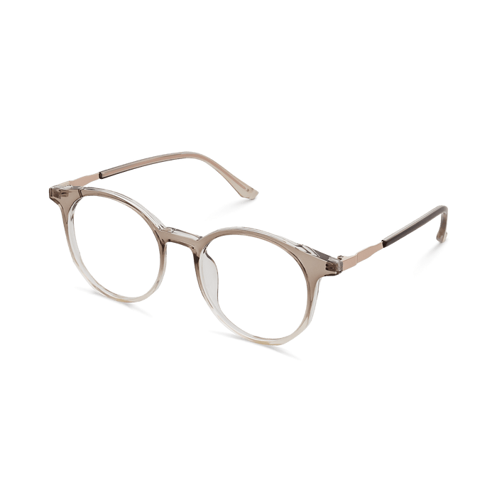 Eydology Zariah Gradient Brown/Rose Gold Glasses 3