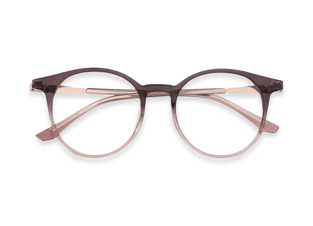 Eydology Zariah Milky Red Purple Pink/Rose Gold Glasses 1