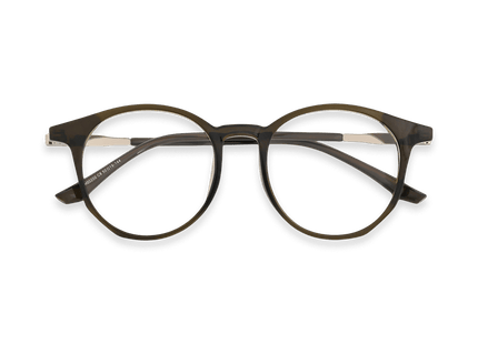 Eydology Zariah Trans Green Brown/Light Gold Glasses 1