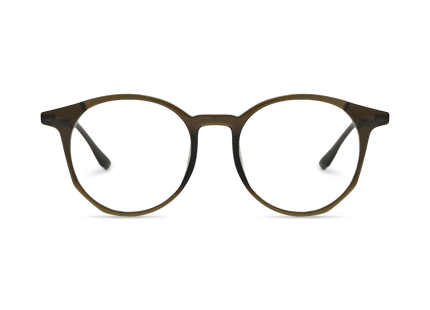 Eydology Zariah Trans Green Brown/Light Gold Glasses 2