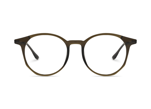 Eydology Zariah Trans Green Brown/Light Gold Glasses 2