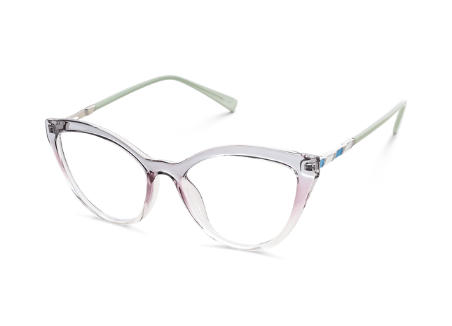 Eydology Zaylee Gradient Blue Glasses 3
