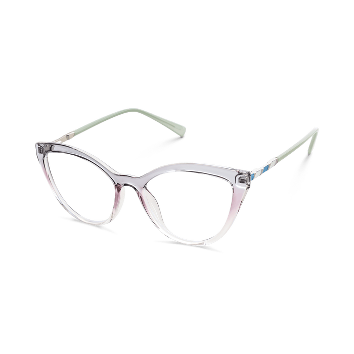 Eydology Zaylee Gradient Blue Glasses 3