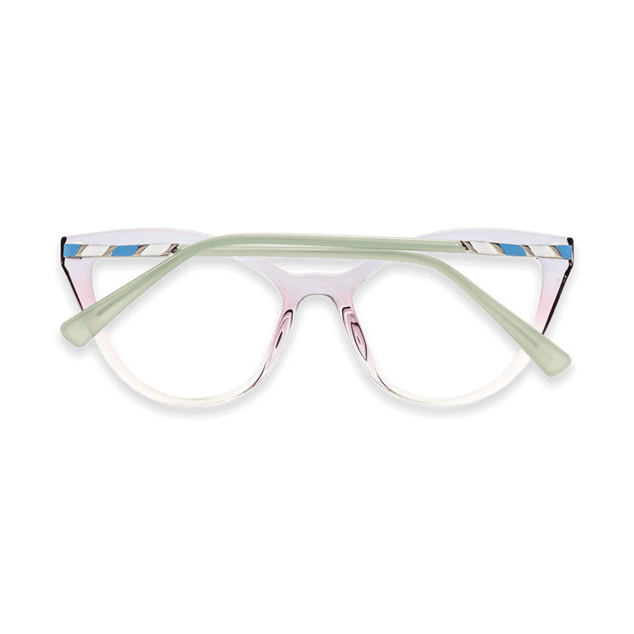 Eydology Zaylee Gradient Blue Glasses 4