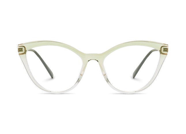Eydology Zaylee Gradient Grass Green Glasses 2